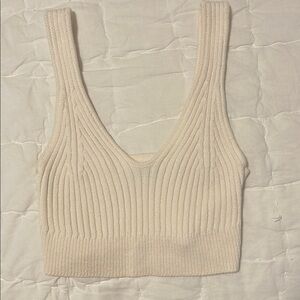 Urban Outfitters Cream Tank Top